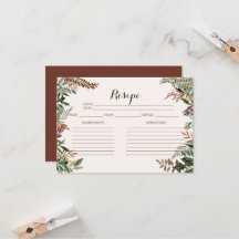 Mottagningskort för Möhippa av А utumn Löv