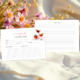 Mottagningskort för Möhippa av hämtning av Blommig Inbjudningar