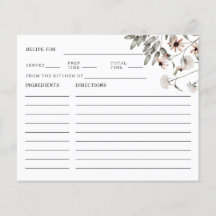 Mottagningskort för Möhippa av Wildblomma