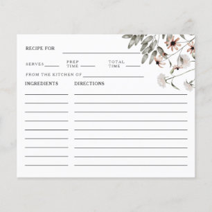 Mottagningskort för Möhippa av Wildblomma