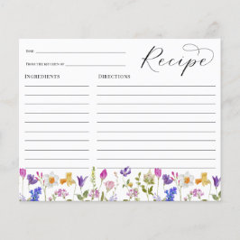 Mottagningskort för Möhippa av Wildblomma