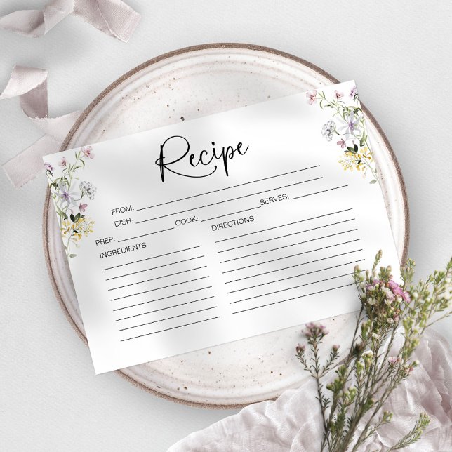 Mottagningskort för Möhippa av Wildblomma Inbjudningar (Skapare uppladdad)