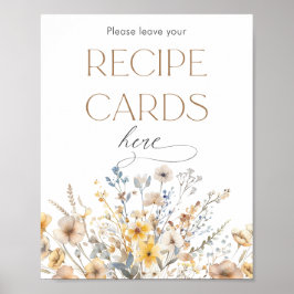 Mottagningskort för Möhippa av Wildblomma Poster