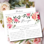 Mottagningskort för Möhippa för  Blommar Vykort<br><div class="desc">Den här möhippan för rosa blommigt-elegant har en delikat designdesign för att fira den brud som ska spelas in. De mjuka nyheterna och den invecklade blommigten skapar en romantisk och feminin estetik, skapar det som ett idealiskt val för en sofistikerad händelse och en snyggt som anger tonen för en minnesvärd...</div>