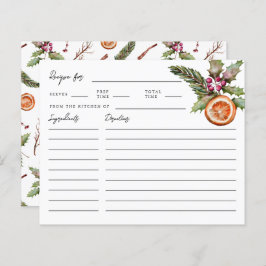 Mottagningskort för Möhippa till jul