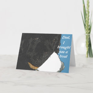 Mottagningskort för Newfoundland hund Kort