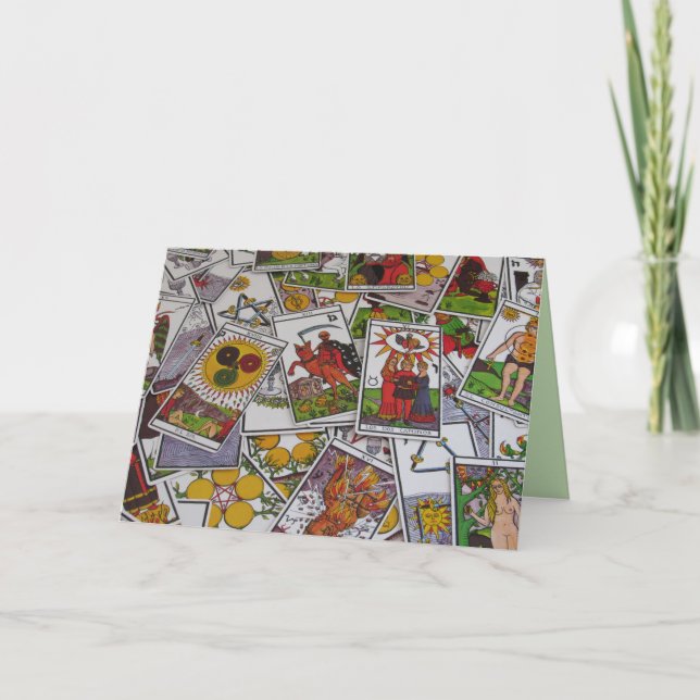 Mottagningskort för tarotkort kort (Framsida)