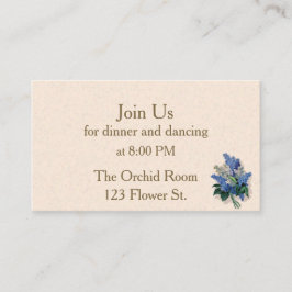 Mottagningskort för vintage Lilacs Tilläggskort