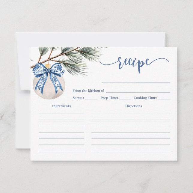 Mottagningskort för Winter Chinoiserie-Möhippa Inbjudningar (Framsida)