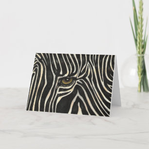 Mottagningskort för Zebra Öga Kort