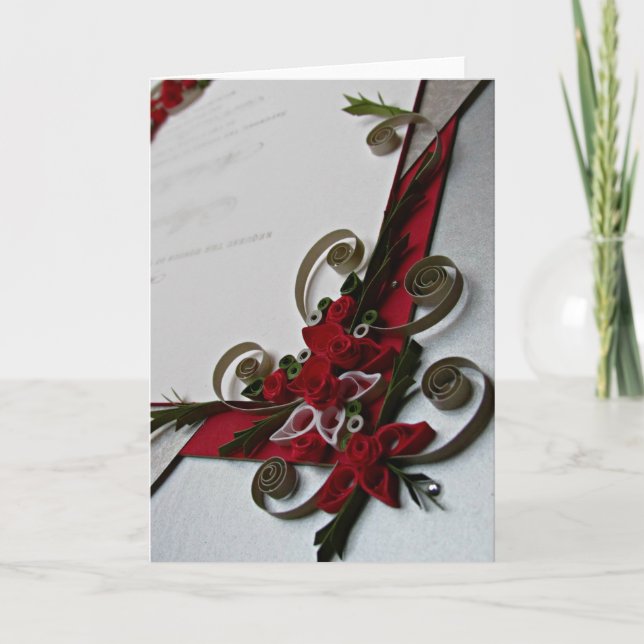 Mottagningskort tom inuti kort (Framsida)