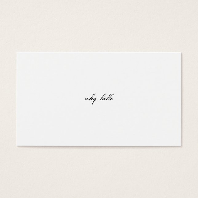 Mottagningskort Visitkort (Framsidan)