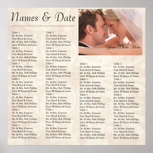 Mottagningssittande diagram poster (Framsidan)