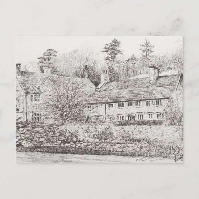 Mottistone Hall Isle of Wight UK 2008 Vykort (Framsida)