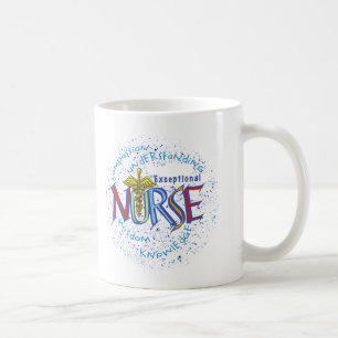 motto Exceptionell sjuksköterska  Kaffemugg