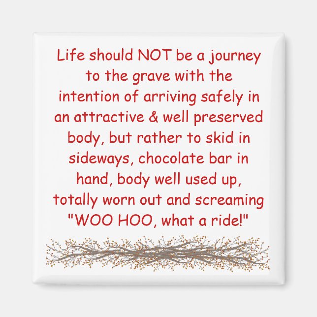 Motto som bor av magnet (Framsidan)