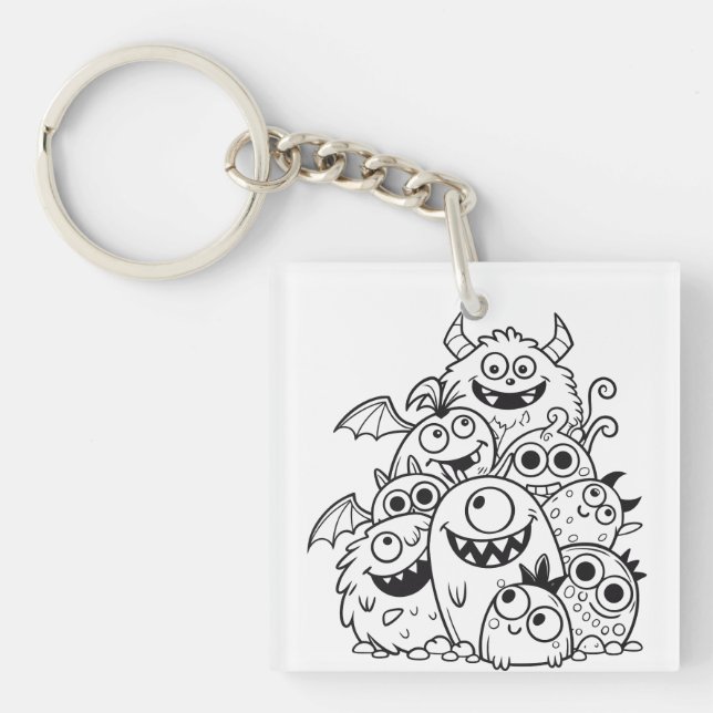 Mottoartecknen i Cute tecknad monster illustration (Framsidan)