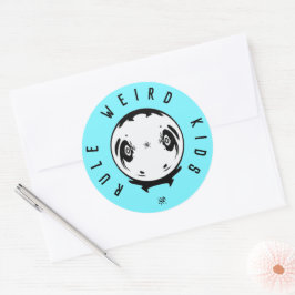 Mottot för allvarlighet (konstigens barnregel) 3 runt klistermärke