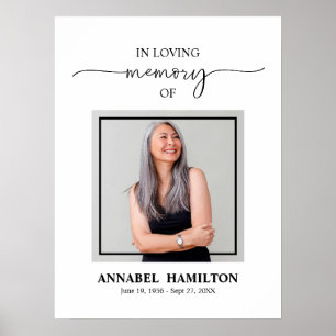 Mottottal Elegantens minnesvälkomsttecken för foto Poster