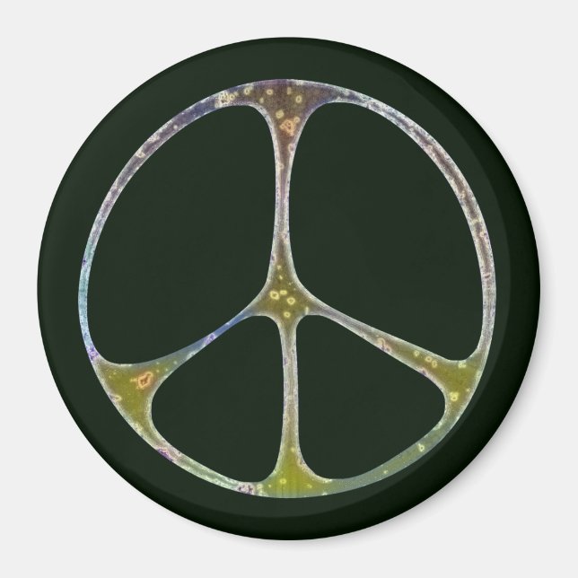 Mottred Peace Magnet (Framsidan)