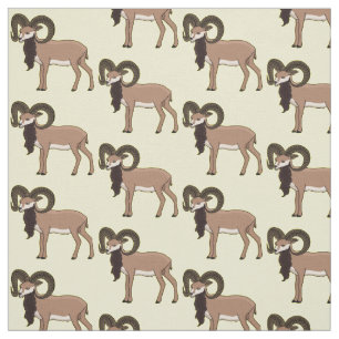 Mouflon get illustration tyg