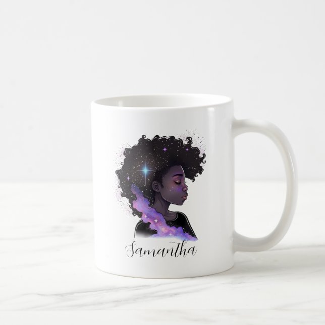 Moukling Afro Woman Kaffemugg (Höger)