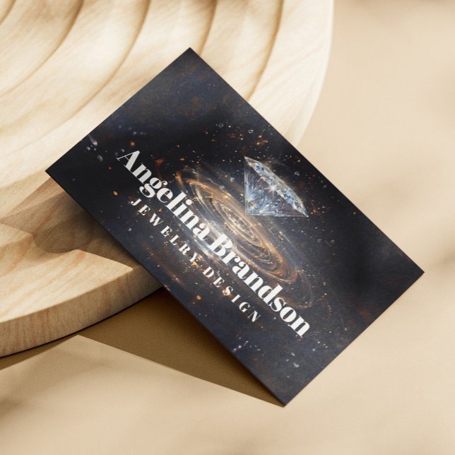 Moukling Diamond Jeweler Crystal Jewelry Designer Visitkort (Perfect for business)