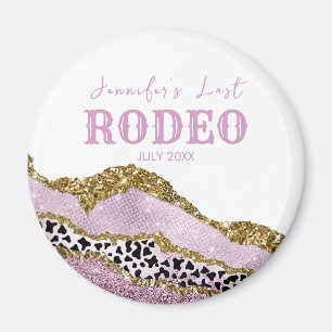 Moukling Disco cowgirl Bachelorette, guld glitter Magnet