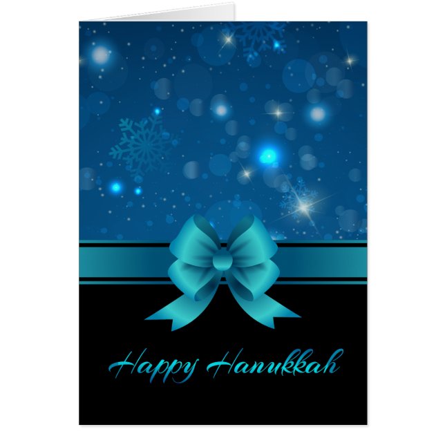 Moukling Hanukkah Hälsningskort (Framsidan)
