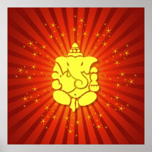 Moukling Lord Ganesha Poster