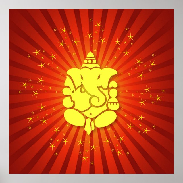 Moukling Lord Ganesha Poster (Framsidan)