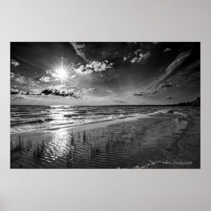 Moukling Sunrise over Hammond Bay Poster