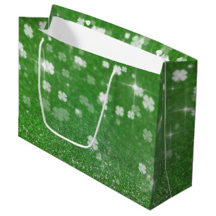 Moukling Twinkle Glitter Klöver - Large Gift Bag