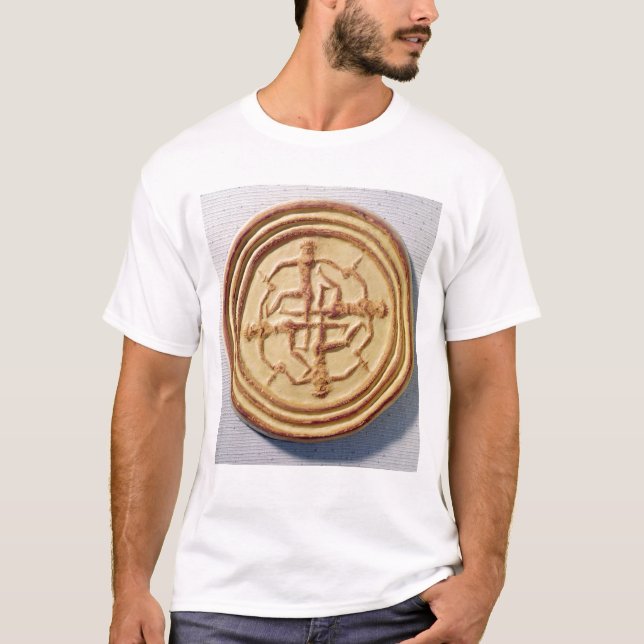 Mould som visar fyra krigare t shirt (Framsida)