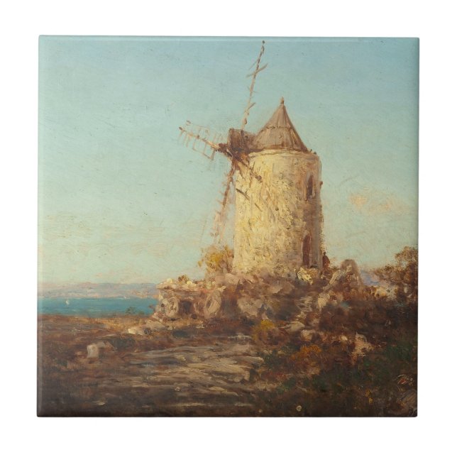 Moulin De Saint-Miter, Près De Martigues Kakelplatta (Framsidan)