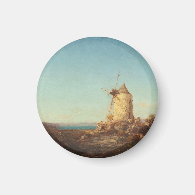 Moulin De Saint-Miter, Près De Martigues Magnet (Framsidan)