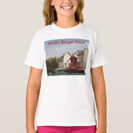 Moulin Rouge! Paris! Fotografi av Womens-skjortan T-shirt