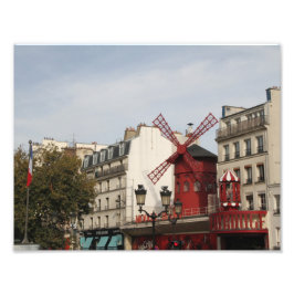 Moulin Rouge! Parisfoto, Frankrike, hemindecor Fototryck