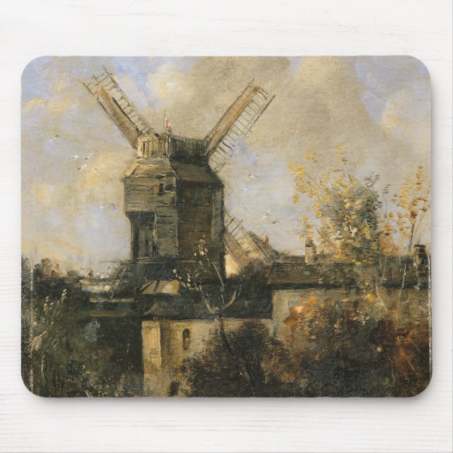 Moulinen de la Galette, Montmartre, 1861 Musmatta (Framsidan)