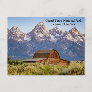 Moulton Barn i Grand Teton nationalpark Helg Vykort