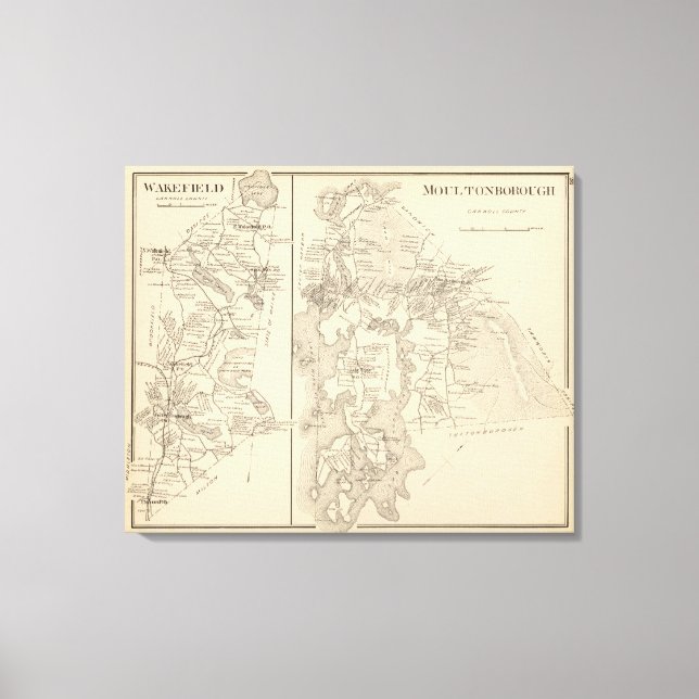 Moultonborough, Carroll Canvastryck (Framsida)