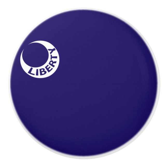 Moultrie Flagga (Liberty) (Amerikansk historia) Knopp (Framsidan)