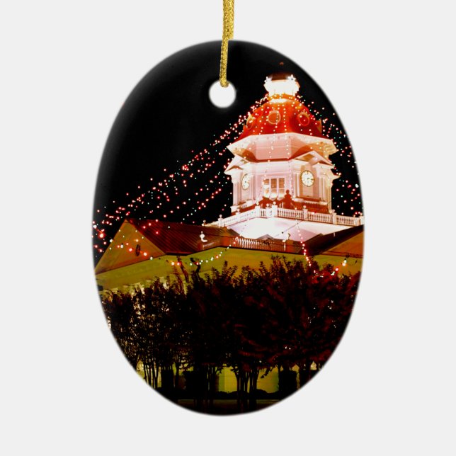 MOULTRIE GEORGIA JULGRANSPRYDNAD KERAMIK (Framsidan)