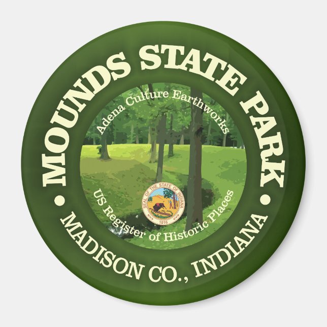 Mounds State Park Magnet (Framsidan)