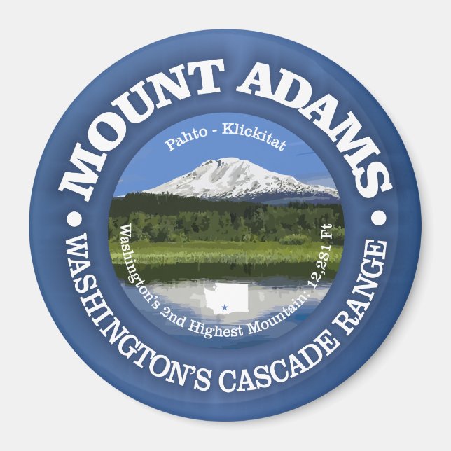 Mount Adams Magnet (Framsidan)
