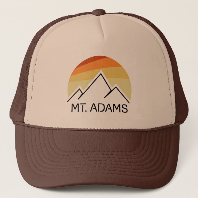 Mount Adams New Hampshire Retro Keps (Framsida)