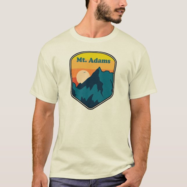 Mount Adams New Hampshire Sunrise T Shirt (Framsida)