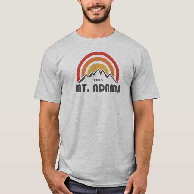 Mount Adams New Hampshire T Shirt (Framsida)