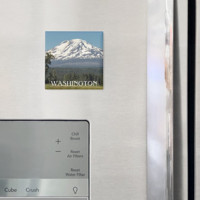 Mount Adams, Washington Ligcape Magnet (In Situ (Fridge))