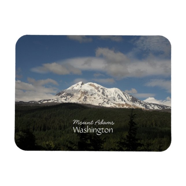 Mount Adams Washington Ligcape Photo Magnet (Horisontell)